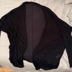 Sita Murt Black Sheer Shawl